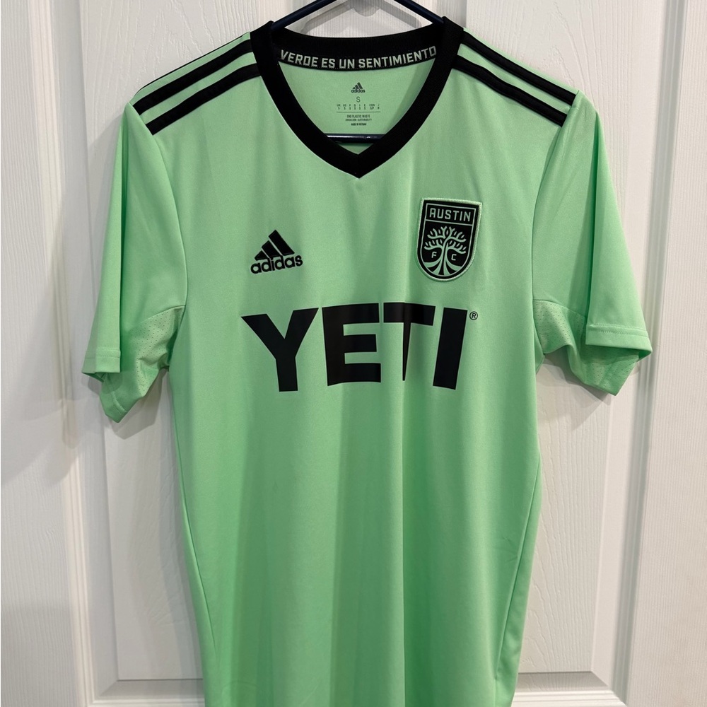 Adidas Austin FC Mint Green Soccer Jersey